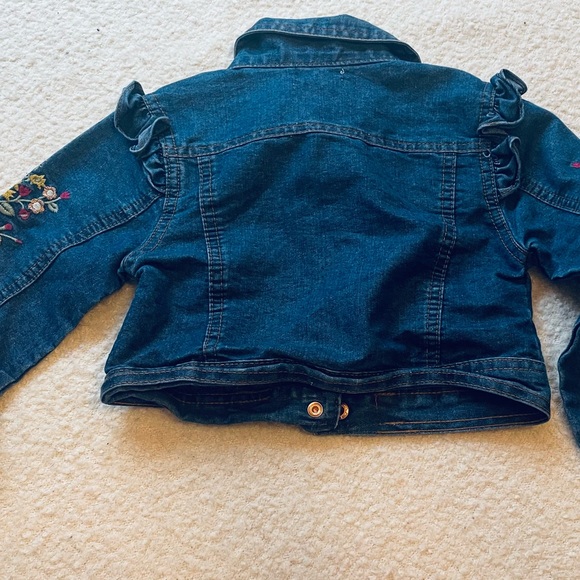 Nanette Lepore Denim Jacket for Kids with Embroidery - Picture 2 of 4
